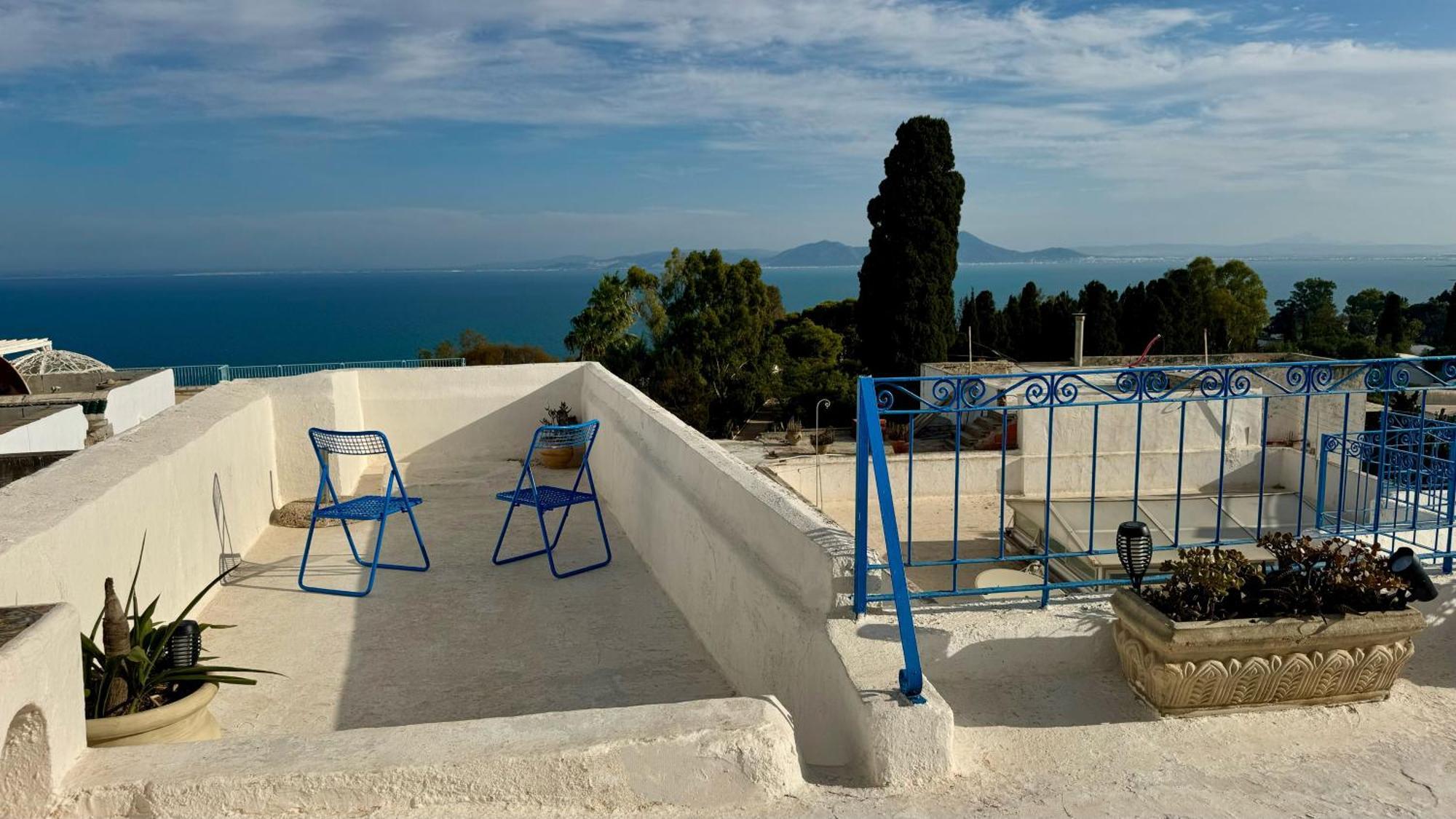 Panoramic 360 Degrees View Sidi Bousaid Sidi Bou Ali Exteriör bild