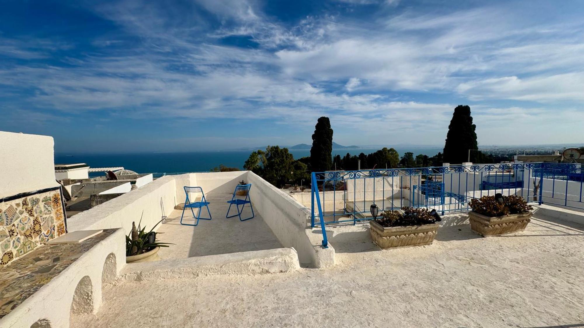 Panoramic 360 Degrees View Sidi Bousaid Sidi Bou Ali Exteriör bild